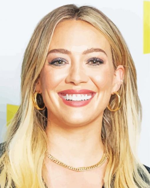 Aesthetic Hilary Duff Actress Paint By Numbers