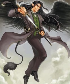 Classy Male Angel Paint By Number