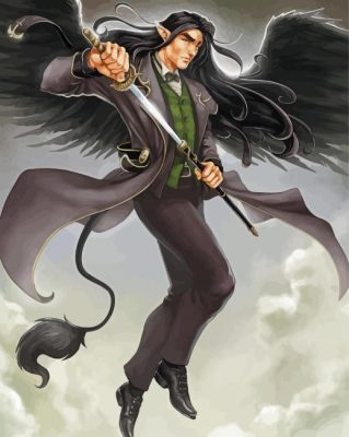 Classy Male Angel Paint By Number