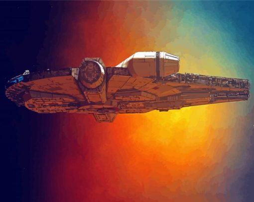 Star Wars Ship Paint By Number