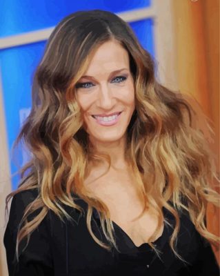 The Actress Sarah Jessica Parker Paint By Number