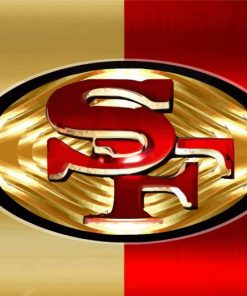 49ers Football Team Logo Paint By Numbers