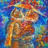 Abstract Cats Kissing Paint By Numbers
