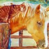 Abstract Horse And Cat Paint By Numbers