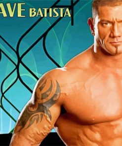 Actor Dave Batista Paint By Numbers