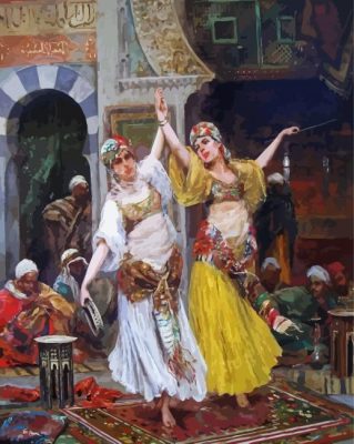 Arabian Dancing Girls Paint By Numbers