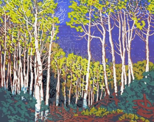 Aspen Red River Gustave Baumann Paint By Numbers