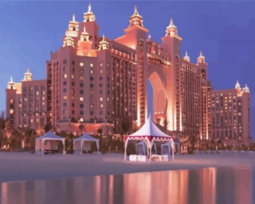 Atlantis The Palm Dubai Paint By Numbers