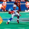 Barry Sanders In A Match Paint By Numbers