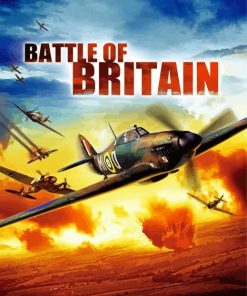 Battle Of Britain Movie Poster Paint By Numbers