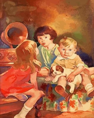 Bedtime Frances Tipton Hunter Paint By Numbers