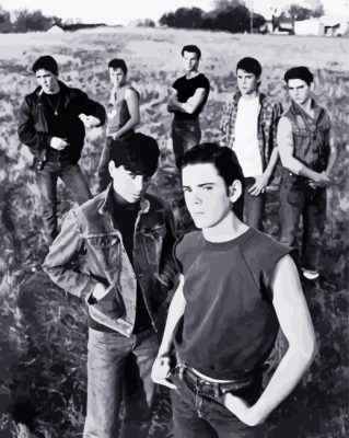 Black And White The Outsiders Paint By Numbers