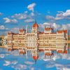 Budapest Parliament Water Reflection Paint By Numbers