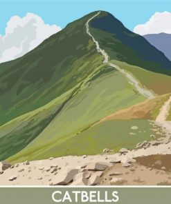 Catbells Poster Paint By Numbers