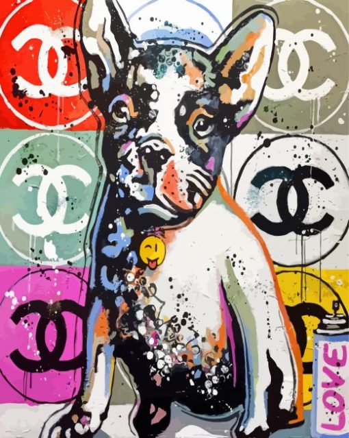 Chanel Dog Art Paint By Numbers