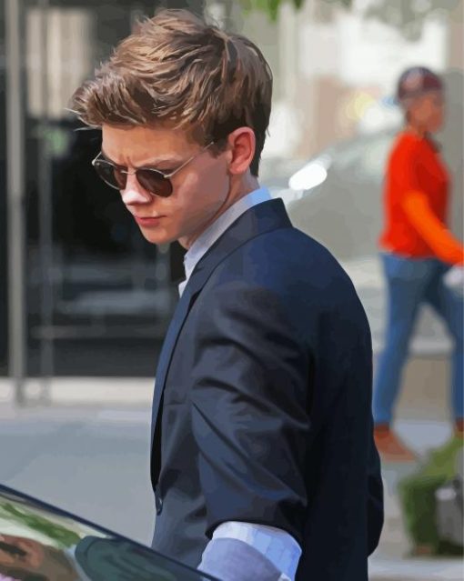 Classy Thomas Brodie Sangster Paint By Numbers