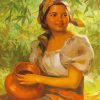 Dalagang Bukid By Fernando Amorsolo Paint By Numbers