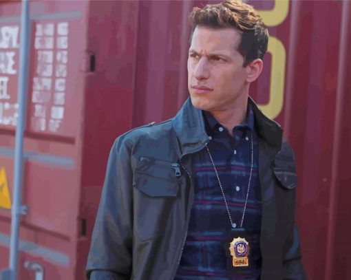 Detective Jake Peralta Movie Character Paint By Numbers