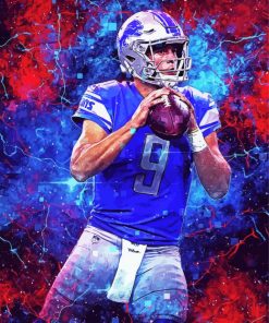 Detroit Lions Player Matthew Stafford Paint By Numbers