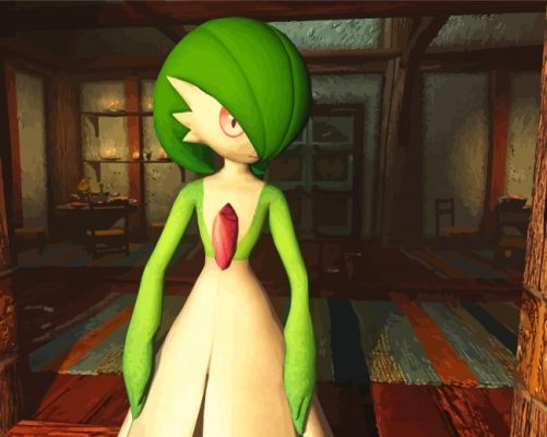 Gardevoir Species Paint By Numbers