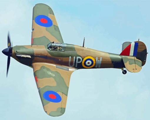 Hurricane Plane Paint By Numbers