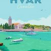 Hvar Croatia Poster Paint By Numbers