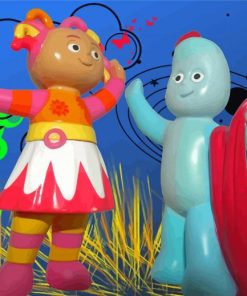 Igglepiggle And Upsy Daisy Paint By Numbers