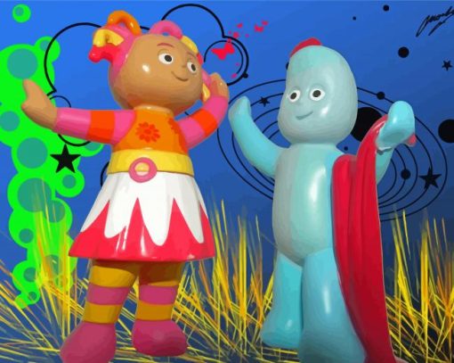 Igglepiggle And Upsy Daisy Paint By Numbers