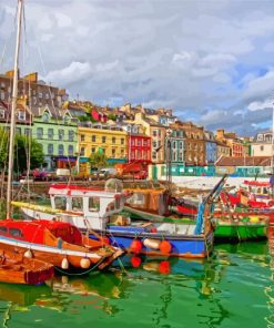Ireland Cobh Harbour Paint By Numbers