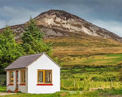 Irish Countryside House Paint By Numbers