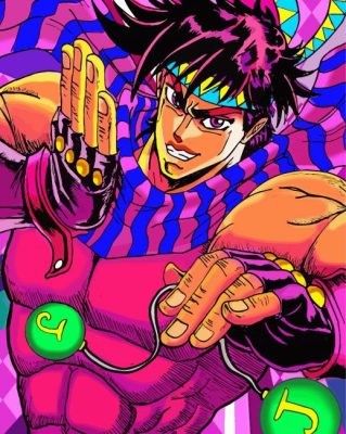 Joseph Joestar Jojo Paint By Numbers