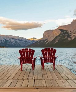 Lake Chairs Paint By Numbers