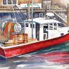 Lobster Boat Paint By Numbers