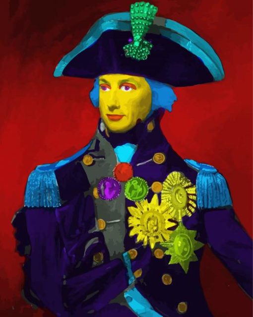 Lord Nelson Pop Art Paint By Numbers