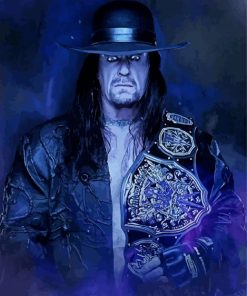 Mark Calaway Undertaker WWE Paint By Numbers