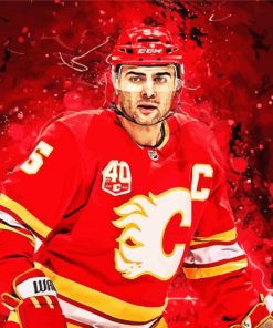 Mark Giordano Calgary Flames Player Paint By Number