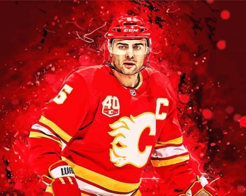 Mark Giordano Calgary Flames Player Paint By Number