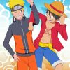 Naruto And Luffy Friends Paint By Numbers