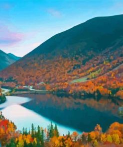 New Hampshire Fall Mountain Paint By Numbers