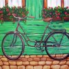 Old Bike Art Paint By Numbers