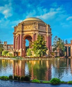 Palace Of Fine Arts California Theatre Paint By Numbers