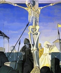 Paul Delvaux The Crucifixion Paint By Numbers