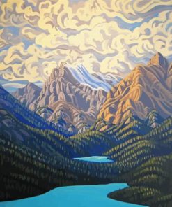 Peyto Lake Art Paint By Numbers