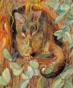Possum Up A Gum Tree Marianne North Paint By Numbers