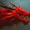 Red Dragon Paint By Numbers