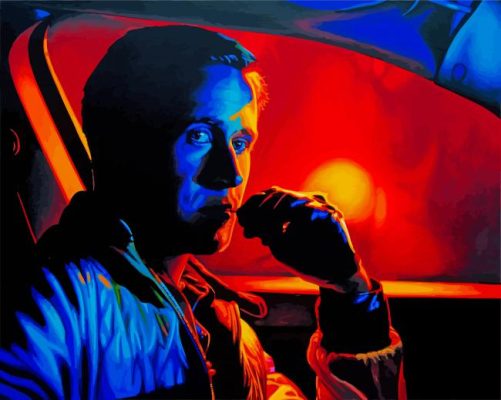 Ryan Gosling Drive Action Movie Paint By Numbers