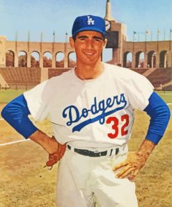Sandy Koufax Paint By Numbers