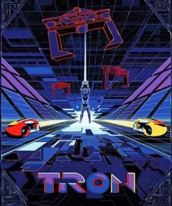 Science Fiction Film Tron Legacy Paint By Numbers