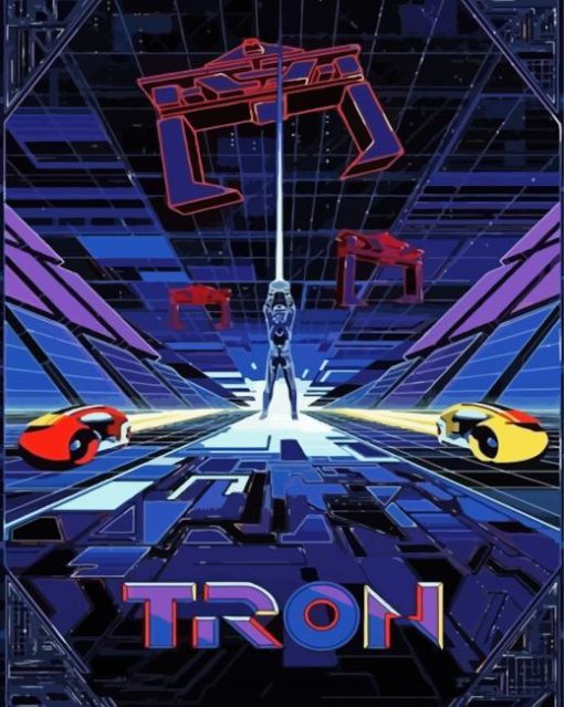 Science Fiction Film Tron Legacy Paint By Numbers