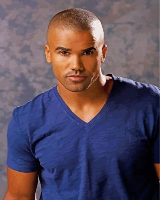 Shemar Moore Celebrity Paint By Numbers